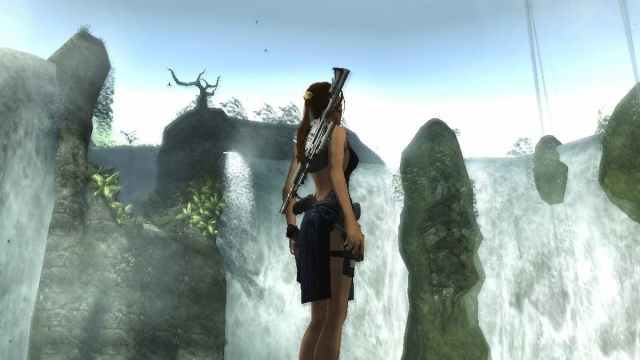 Scene from Tomb Raider: Legend.