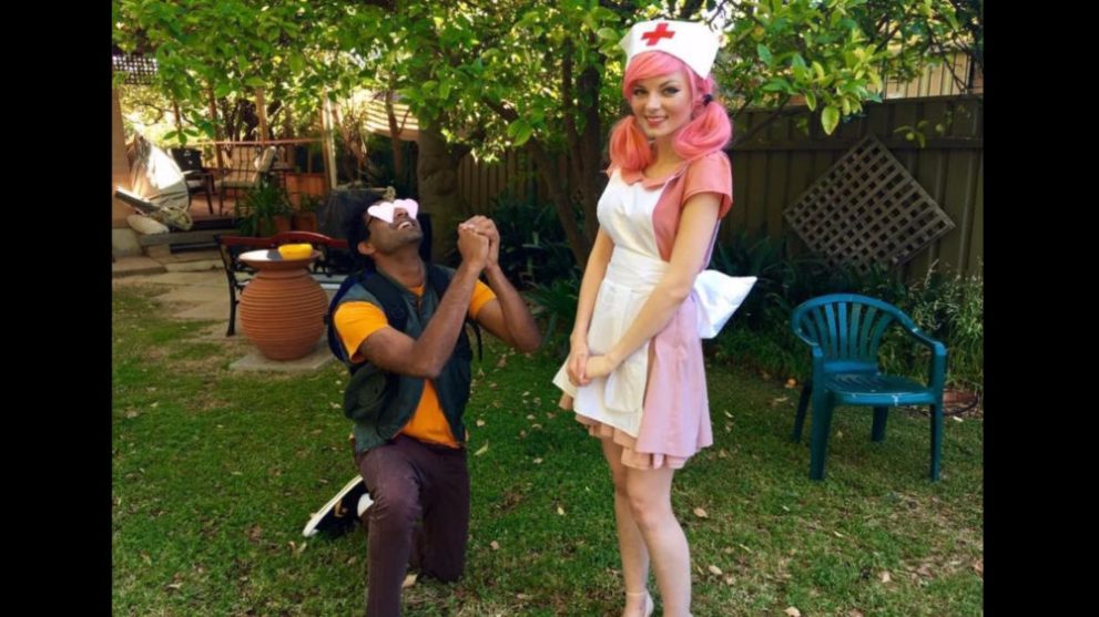 Brock and Nurse Joy