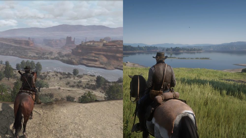Red Dead Redemption 2 vs Red Dead Redemption Graphics Comparison