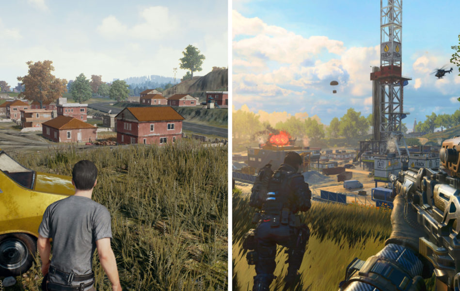 PUBG vs. Blackout, Graphics