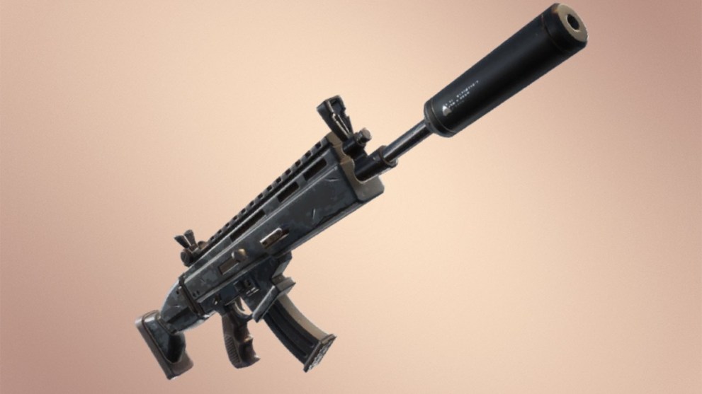 suppressed assault rifle fortnite