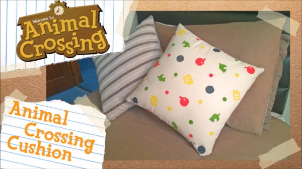 Animal Crossing Printed Cushion