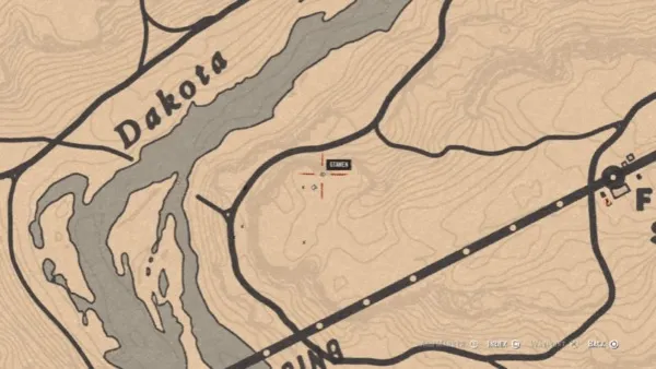 red dead online, bards treasure map, treasure, location, how to find