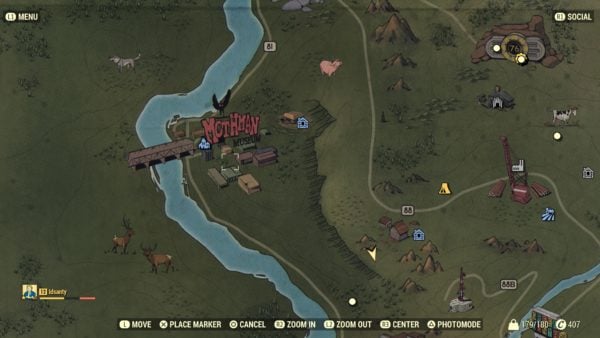 fallout 76, where to find the mothman museum, mothman museum, location