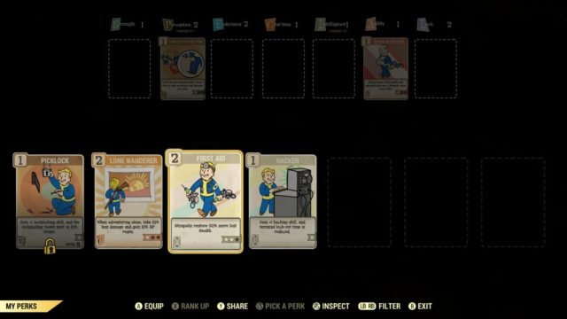 Perk Cards, Fallout 76