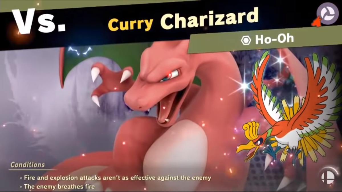 Smash Bros Ultimate, Curry Charizard, how to beat curry charizard in smash bros ultimate