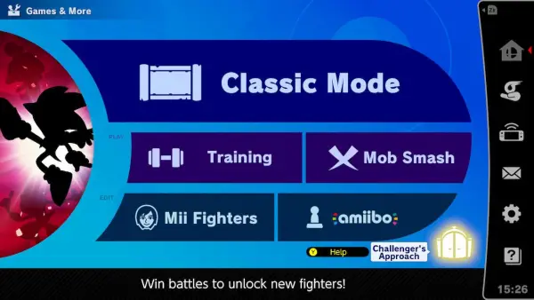 Smash Bros Ultimate, Challenger's Approach, how to retry challenger fights in Smash Bros Ultimate
