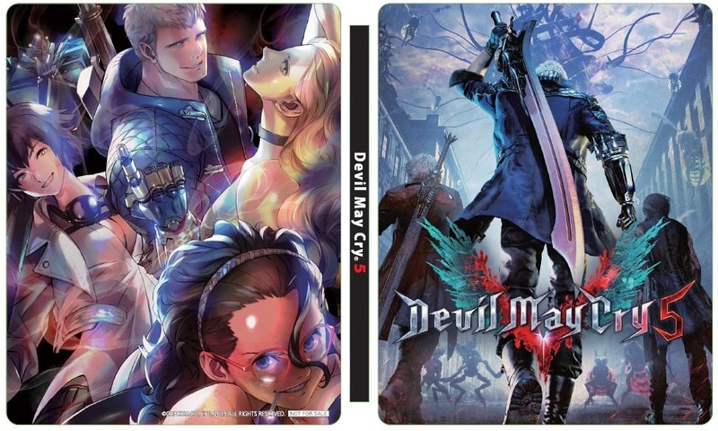 Devil May Cry 5 Steelbook Case Steel Book Geo Limited Capcom Playstation 4 Japan 