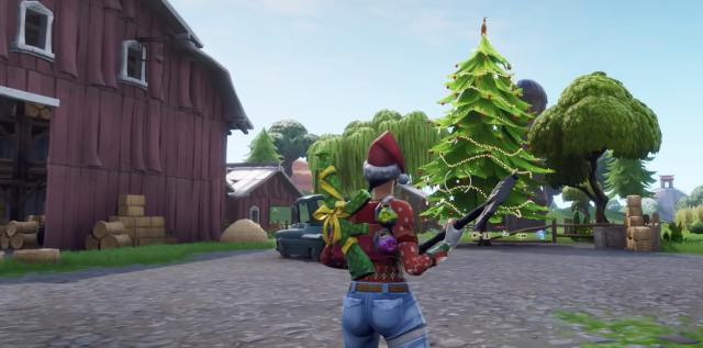 Fortnite holiday tree