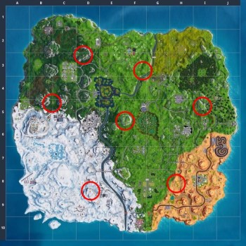 Fortnite Expedition Outpost locations