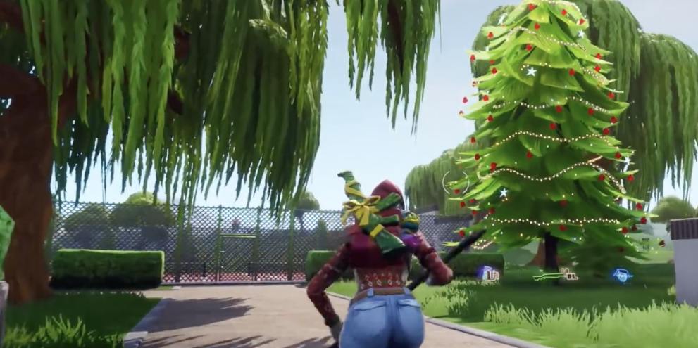 Fortnite holiday tree