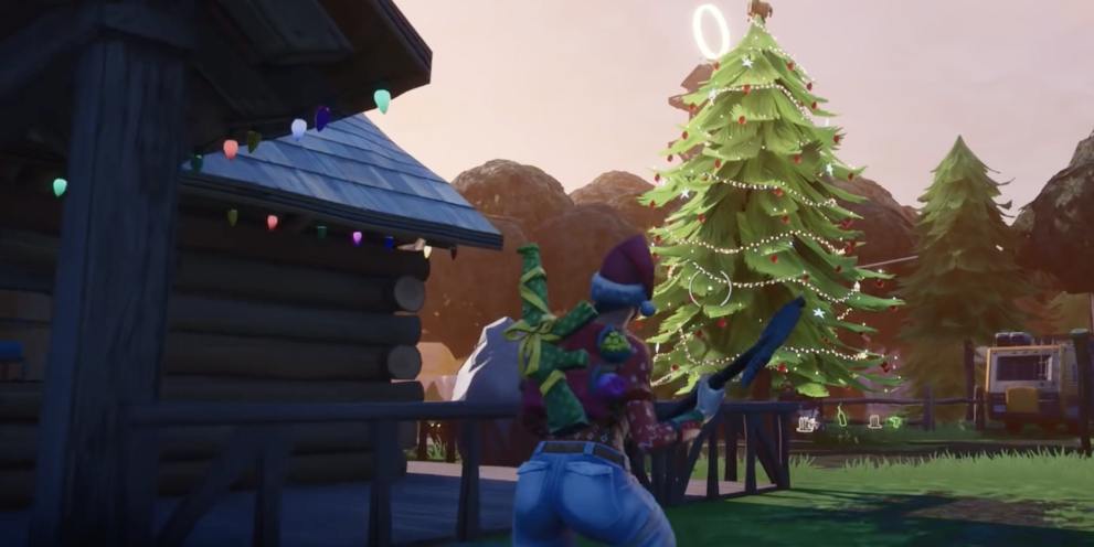 Fortnite holiday tree