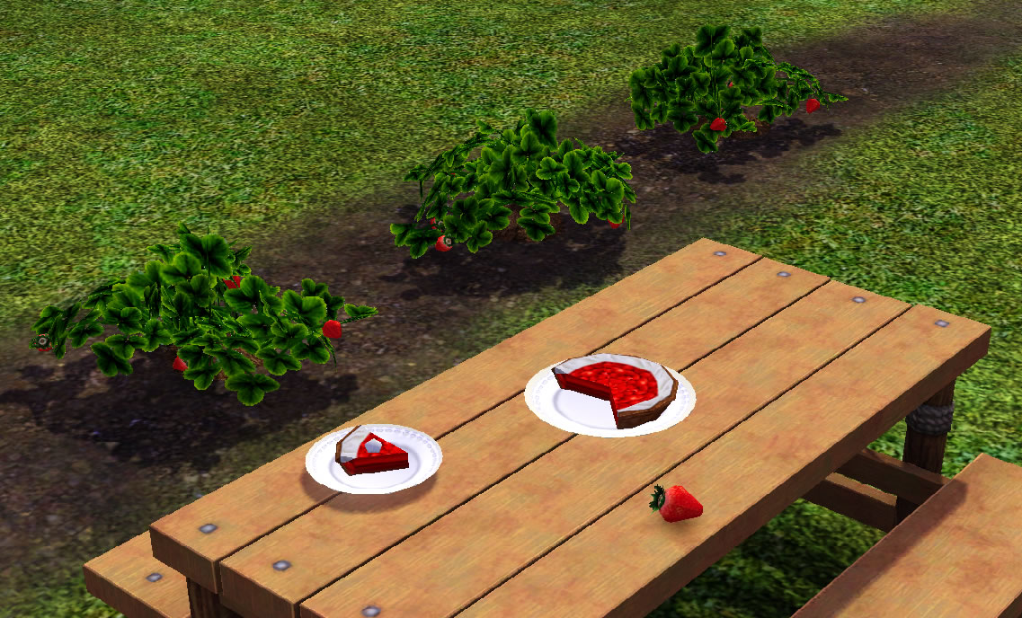 Sims 4, strawberries