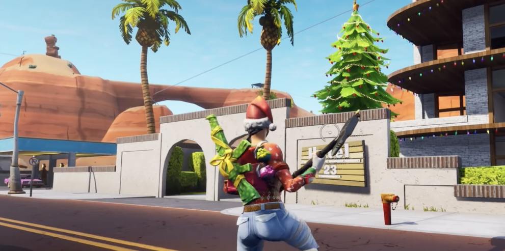 Fortnite holiday tree