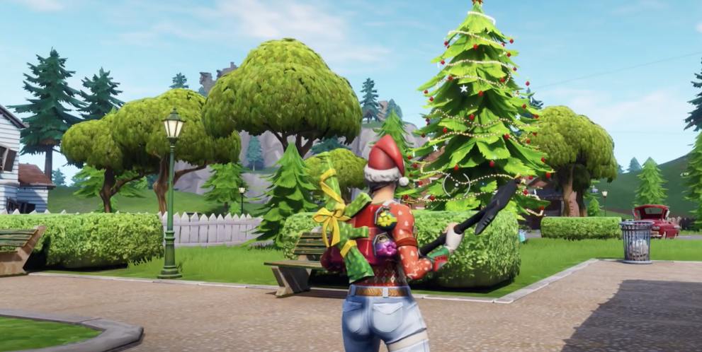 Fortnite holiday tree