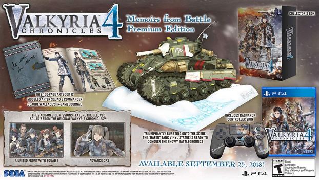 Valkyria Chronicles 4 Memoirs From Battle Premium Edition