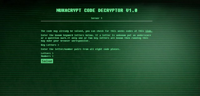 fallout 76 nukacrypt code decryptor