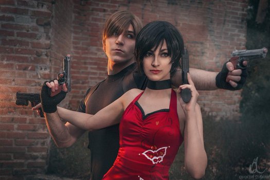 Leon Kennedy and Ada Wong from Resident Evil 4