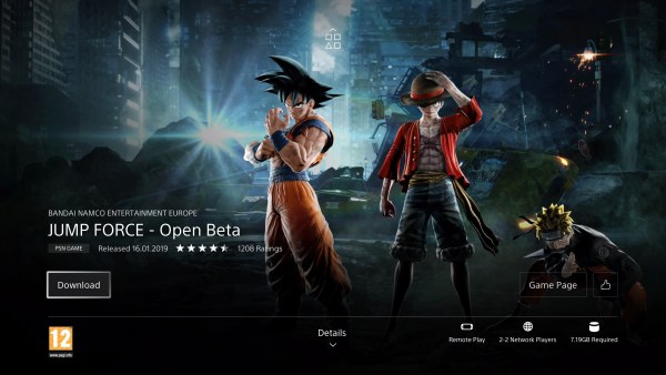 How to download and play Jump Force beta PS4