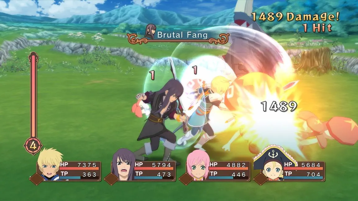 how to change characters in battle in tales of vesperia, tales of vesperia definitive edition, moon selector, change party member in battle