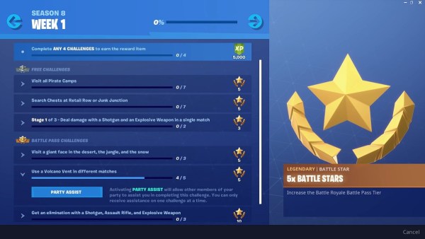 Fortnite, Season 8, What's New, Party ASsist
