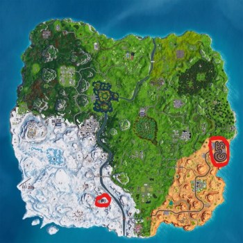 Dance Club and Racetrack locations in Fortnite
