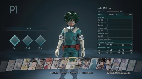 Jump Force Character List