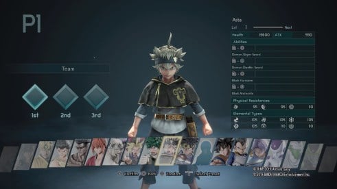 Jump Force Character List