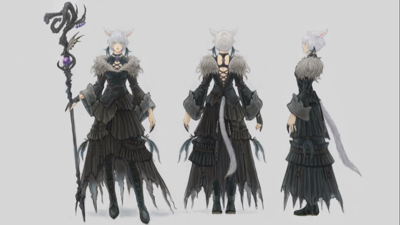 Final Fantasy XIV Reveals the Art of the New Viera Race, Shadowbringers&apo...