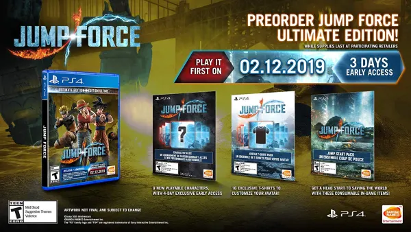 how to redeem preorder and ultimate edition dlc in jump force