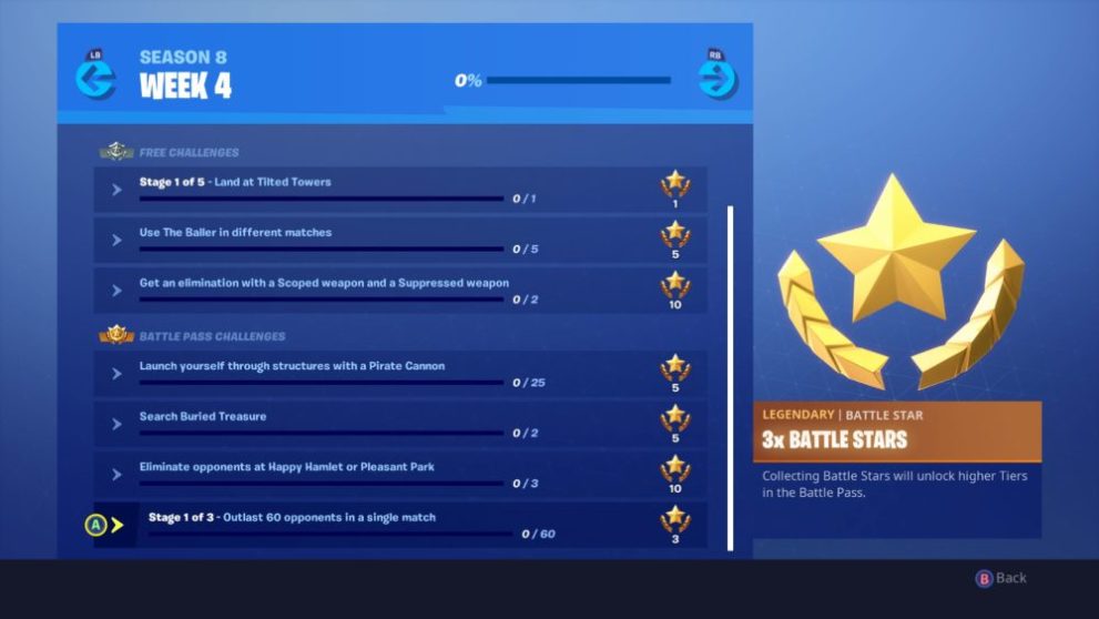 Fortnite week 4 challenges