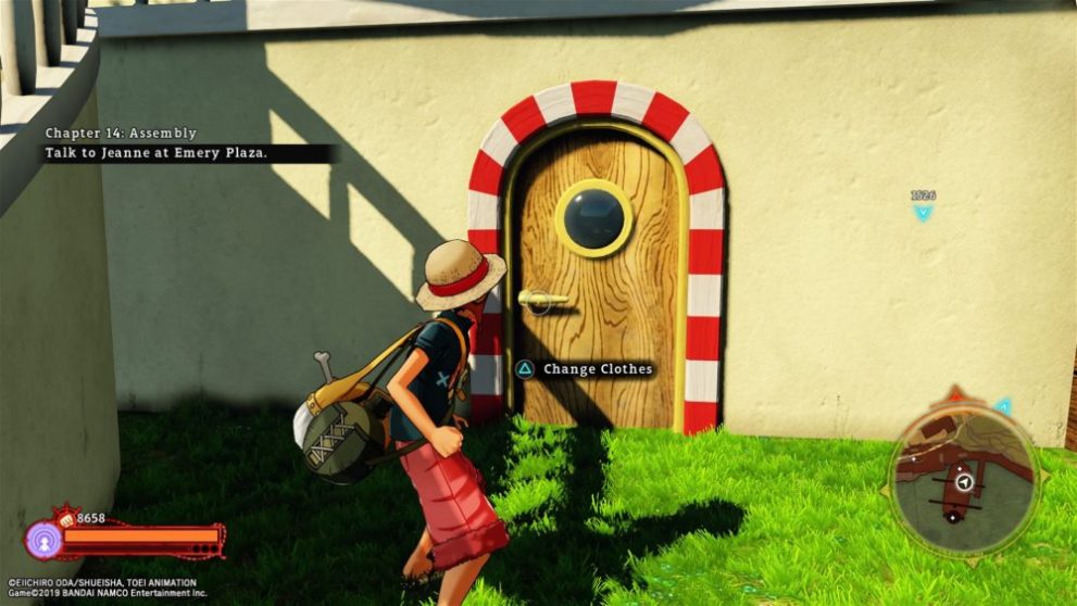 how to get clothes and change outfits in one piece world seeker