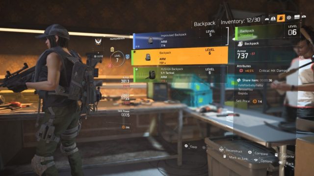 give items to other players division 2
