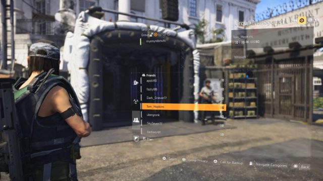 division 2, co-op multiplayer