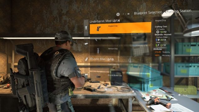 division 2, weapon mods