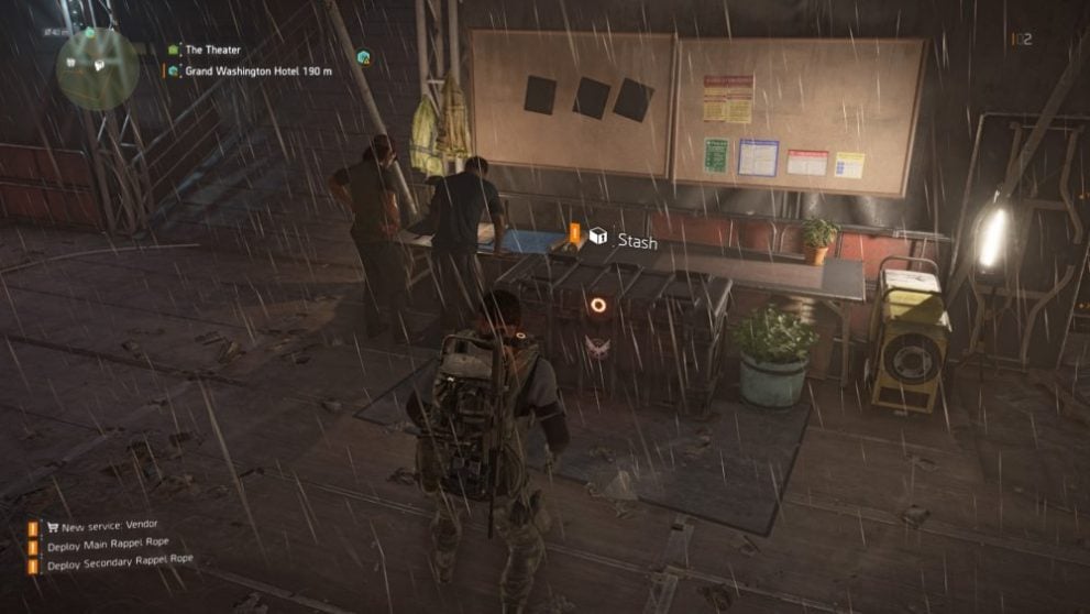 Where the stash location is in Division 2