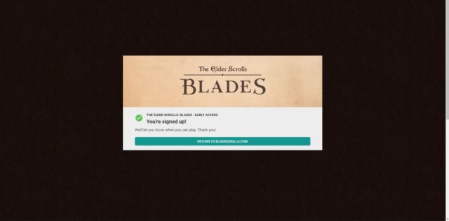 elder scrolls blades early access