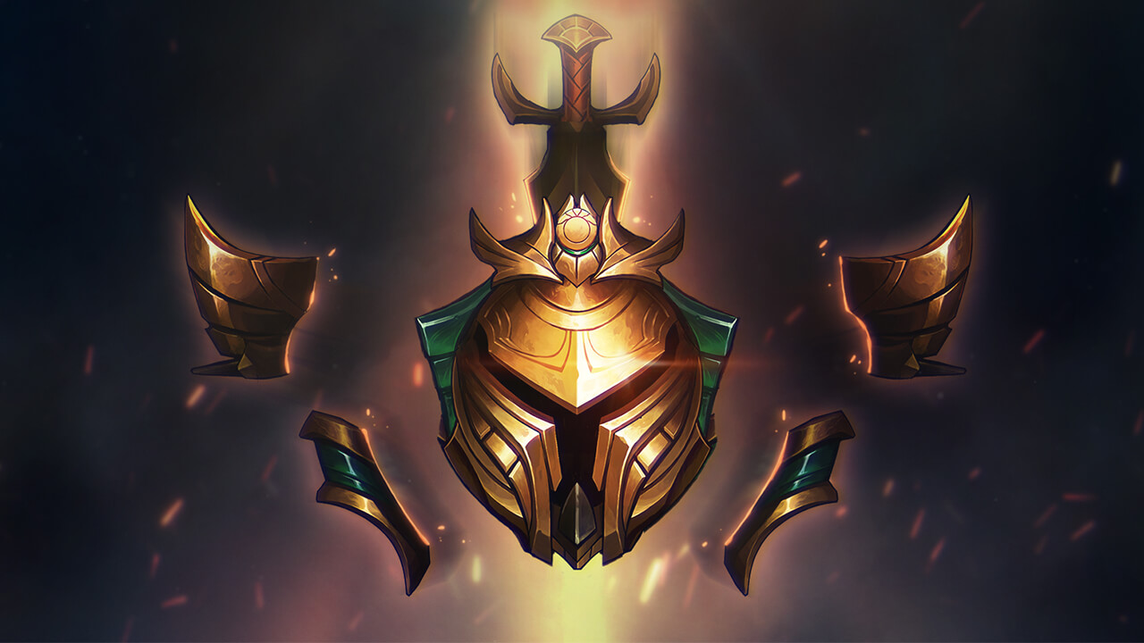 League of Legends' Gold ranked armor