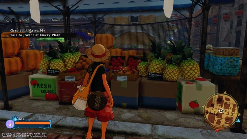 One Piece: World Seeker, Gem Fruit Location