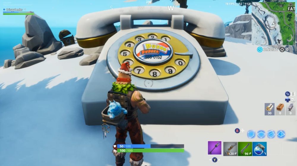 Fortnite Durrr Burger Pizza Pit Big Telephone Locations Phone Numbers How To Dial Week 8 Challenge