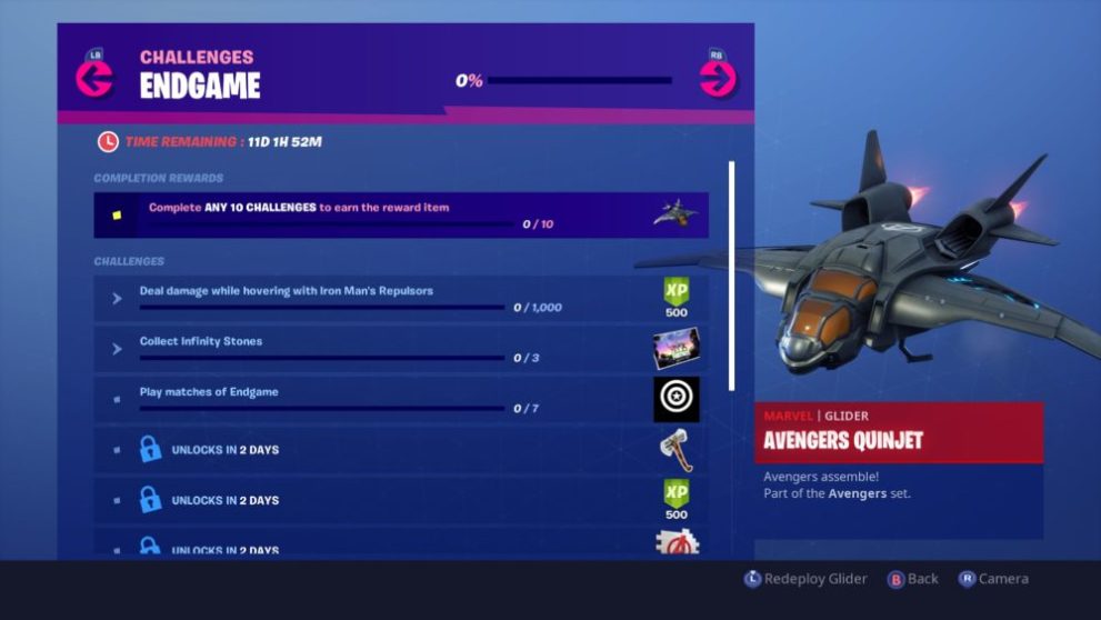 Fortnite Endgame Challenges