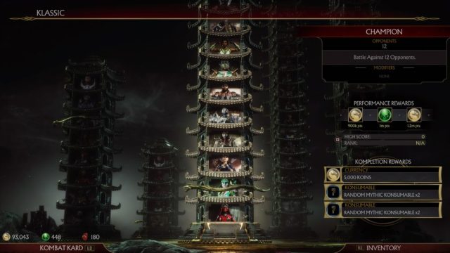 Klassic Towers, Mortal Kombat 11