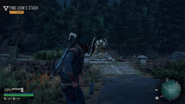 where the angel statue is in days gone, out of nowhere mission