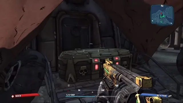 Borderlands 2 Gold Chest Location (Where to use Gold Key) 