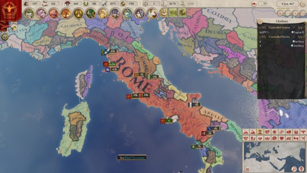 Imperator: Rome, Can You Change Your Capital? Answered