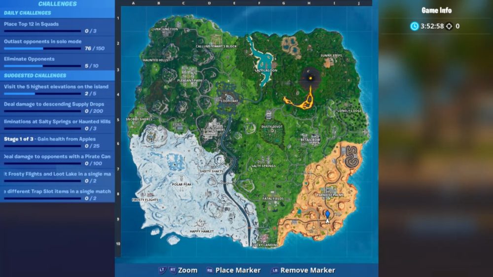 Fortnite Where To Dance Between Three Ice Sculptures Three - dance between three dinosaurs in fortnite