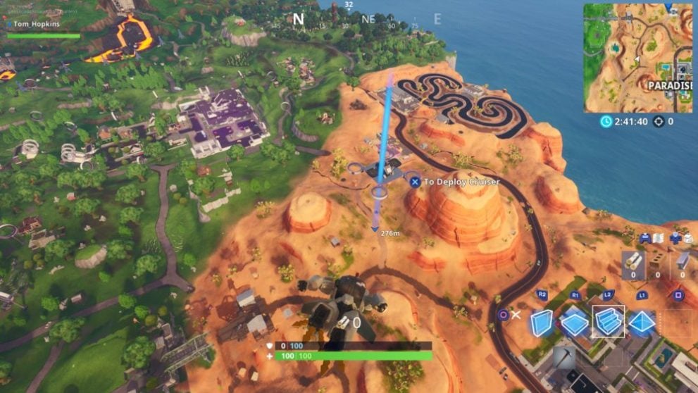 Fortnite, sky platforms