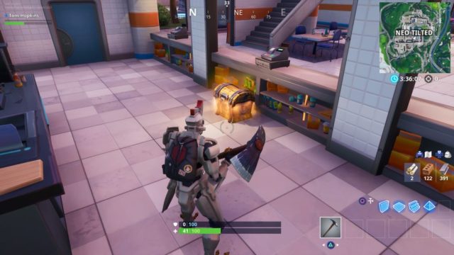 Fortnite, neo tilted, chest spawn locations