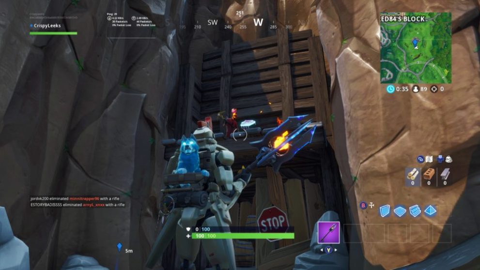 Where to Cuddle Up in Rocky Umbrella in Fortnite Fortbyte 7