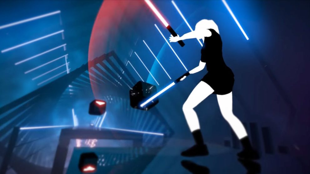 beat saber, best rhythm games